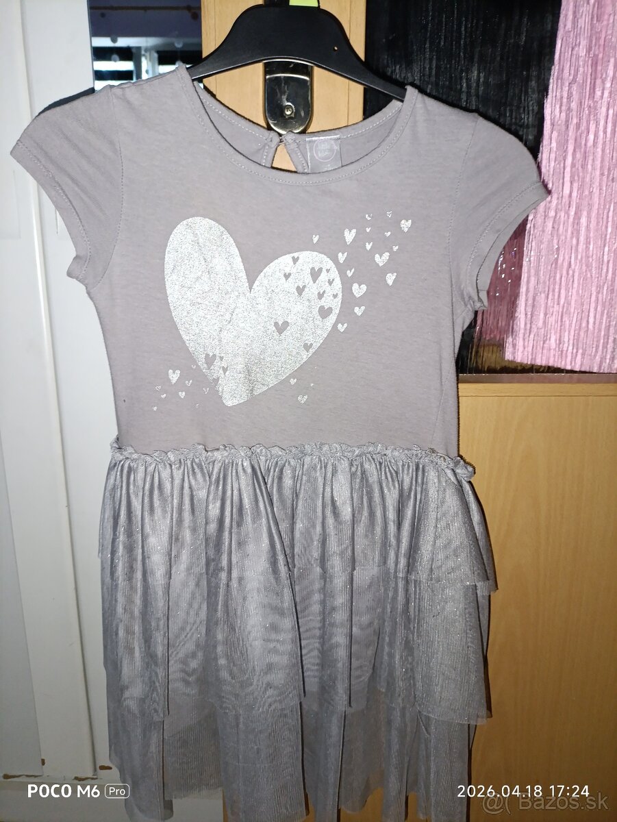 Šaty 122/128 a sukničky 116/122 - 15