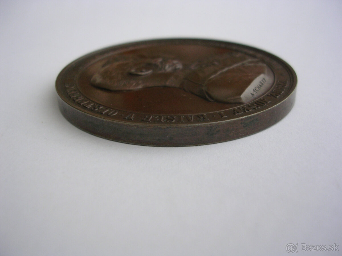 AE medaila 1879 Franz Joseph I.+Elisabeth 25.výročie svadby - 15