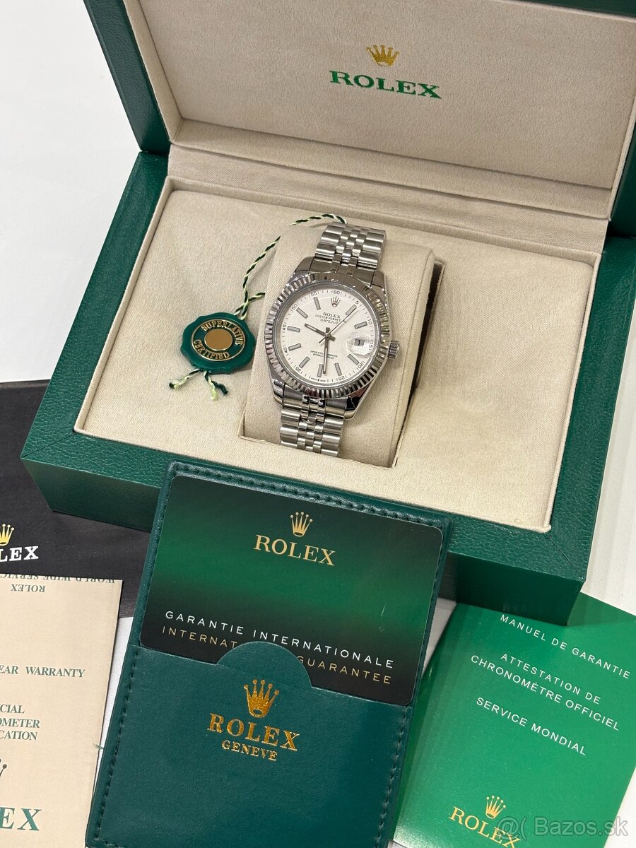 Rolex Datejust Biele, Nové, 40mm - 15