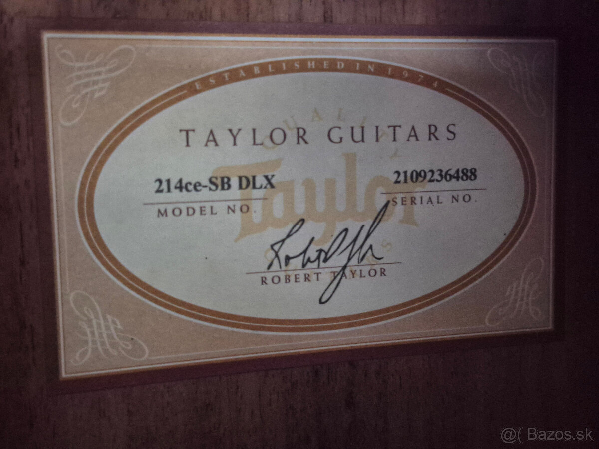Gitara Taylor 214ce SB DLX - 15