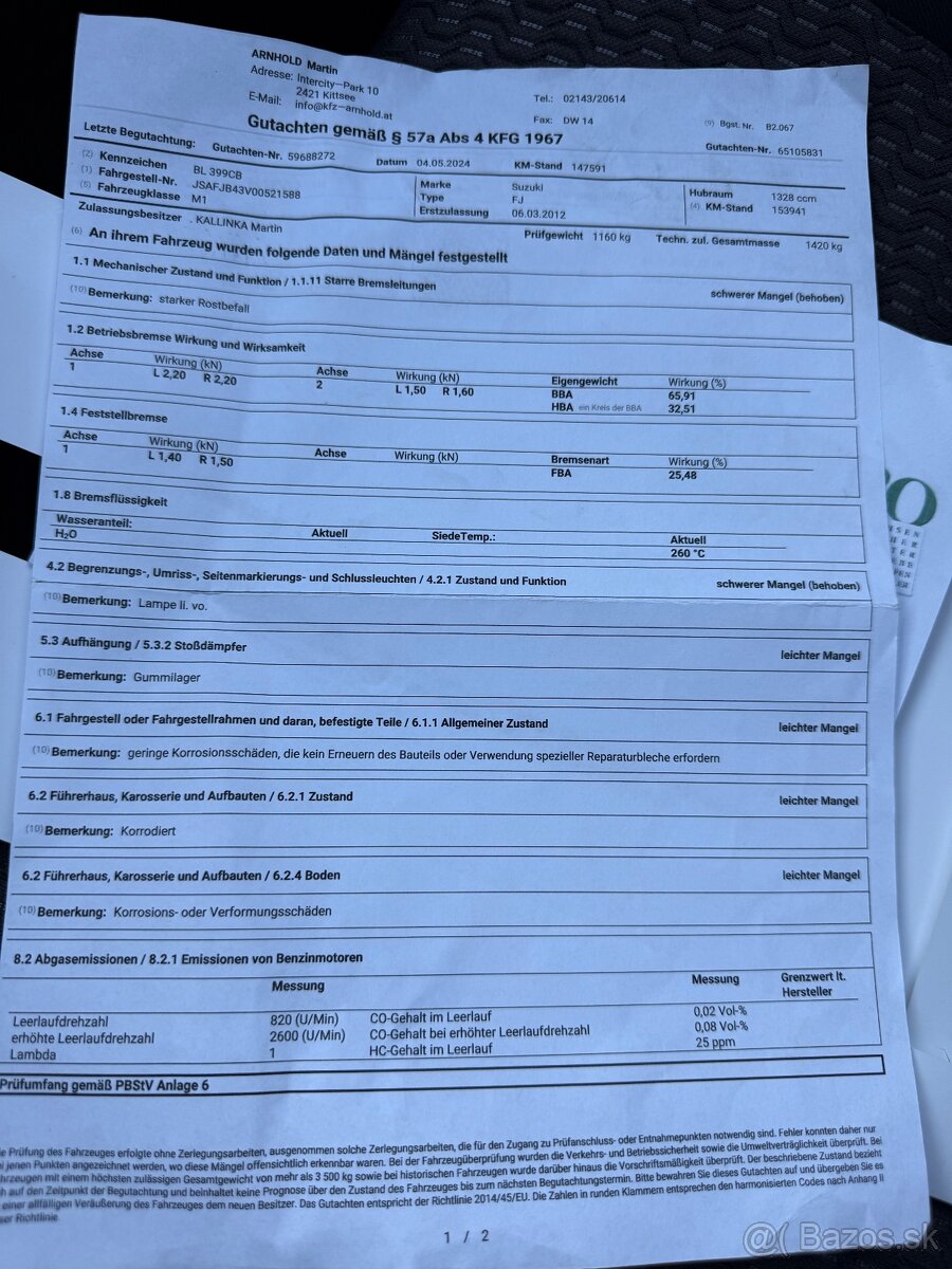 Suzuki Jimny 1.3 JLX ABS AC Benzin 4x4 - 15