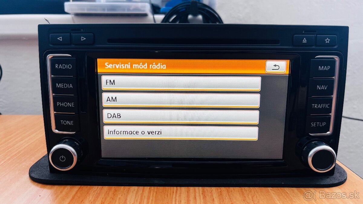 Rádio RNS 510 - Multivan / Touareg - RNS510 - DAB+ LED, SSD - 15