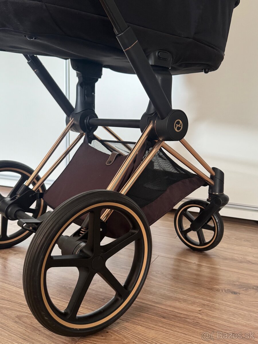 Cybex priam rosegold - black kočík - 15