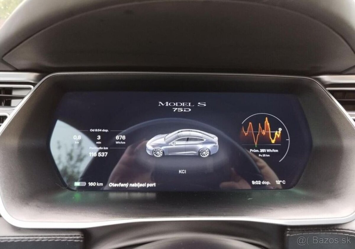 Tesla Model S MODEL S 75D elektro automat 386 kw - 15