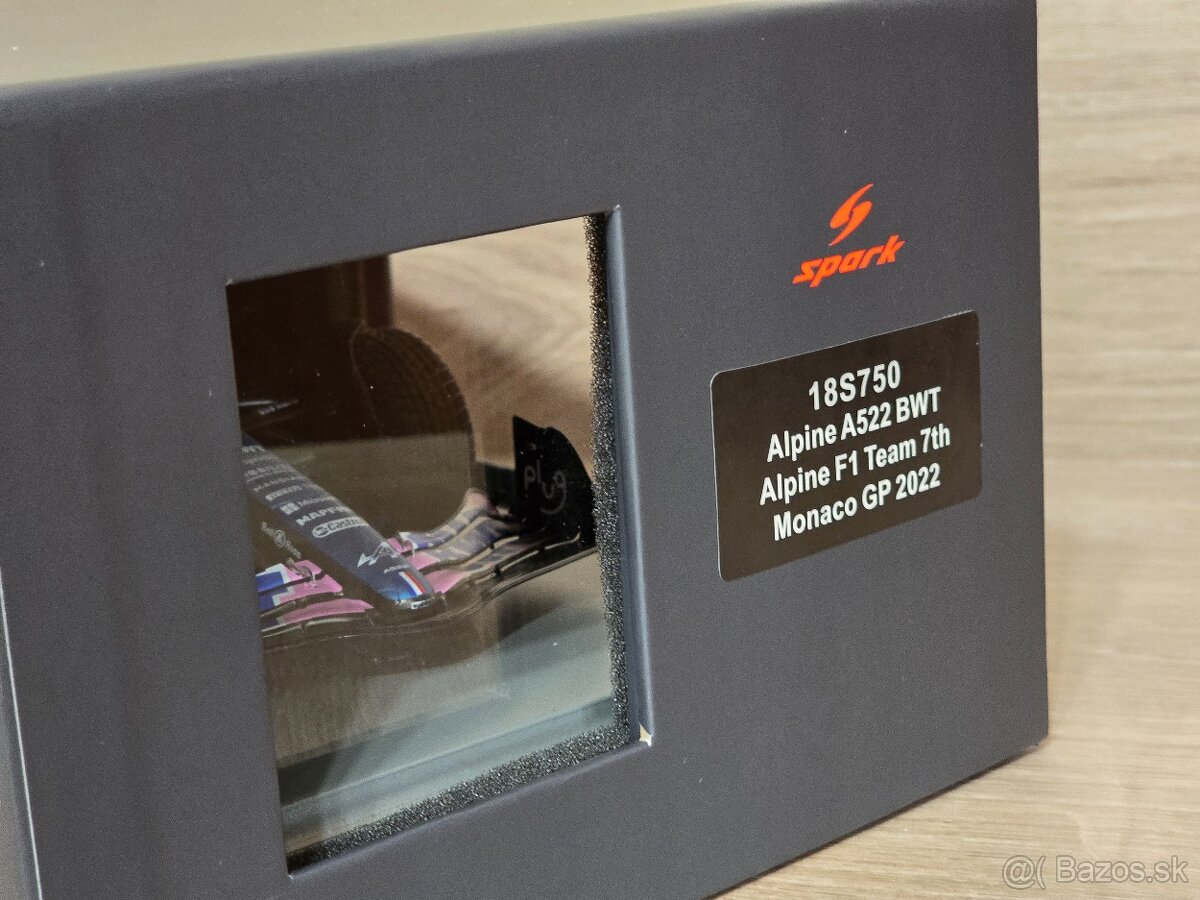 Fernando Alonso (Alpine A522 BWT) 1:18 VC Monaco 2022 7th. - 15