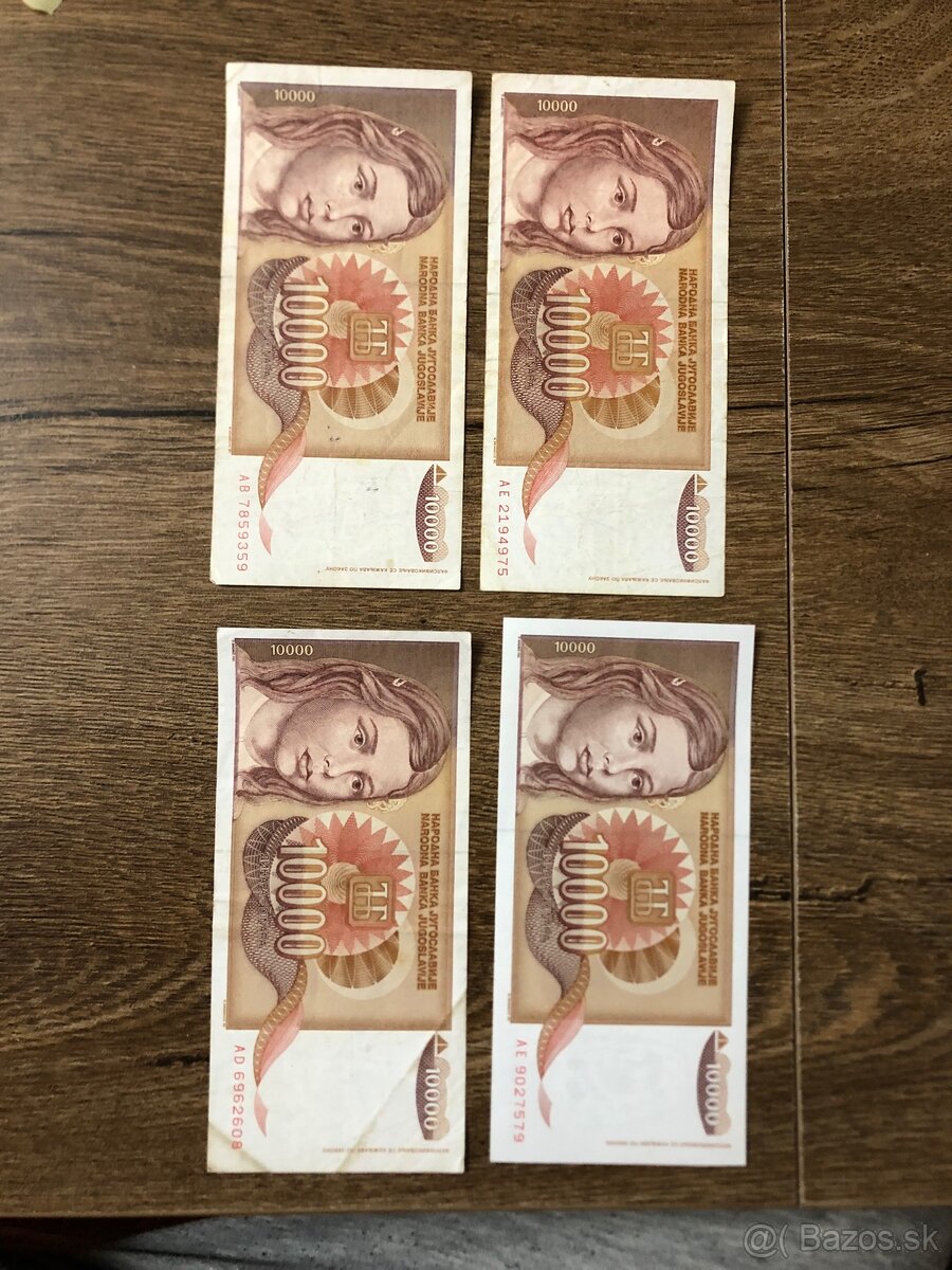 Bankovky JUHOSLAVIA 2 - 15