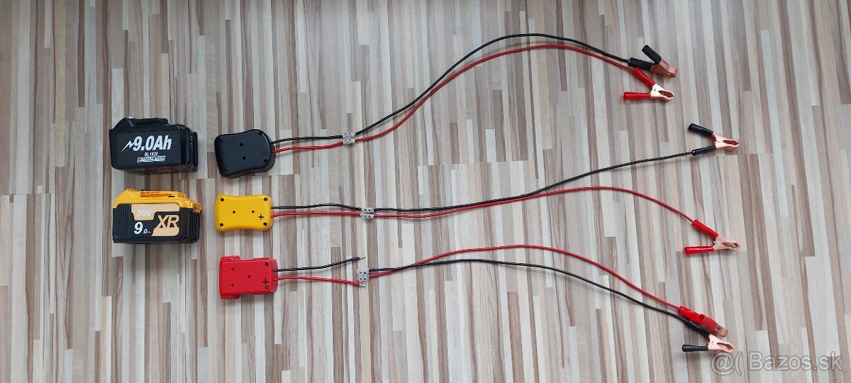 Štartovacie káble, pre Aku Makita/DeWALT/Milwaukee/BOSCH - 15