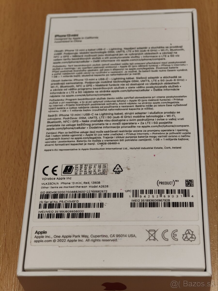 iPhone 13 Mini PRODUCT RED 128GB - 15