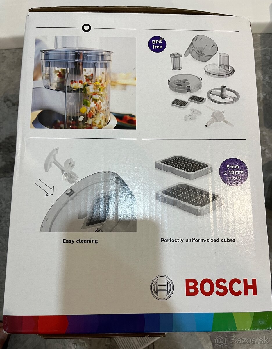 Nadstavec na krájanie kociek Bosch MUZ5CC2 na mum 2 a 5 - 15