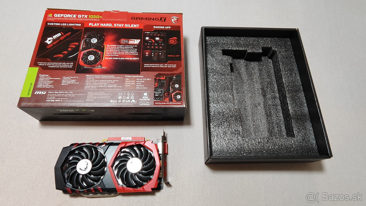 MSI GTX 1050 Ti Gaming X 4G - 15