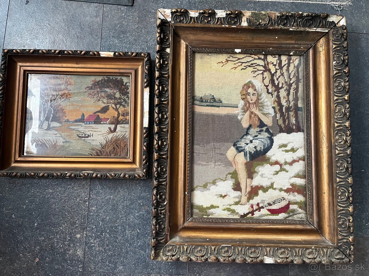 Staré gobelíny a olejomaľby - 15