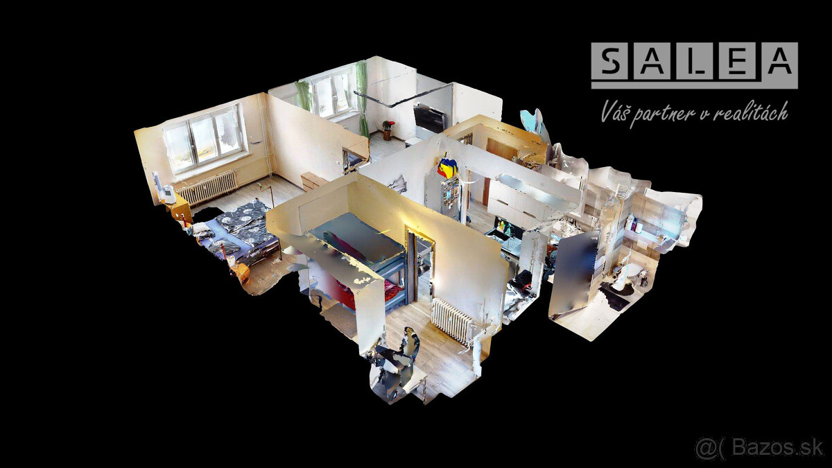 3-izbový byt s loggiou v centre mesta Galanta 78m² - 15