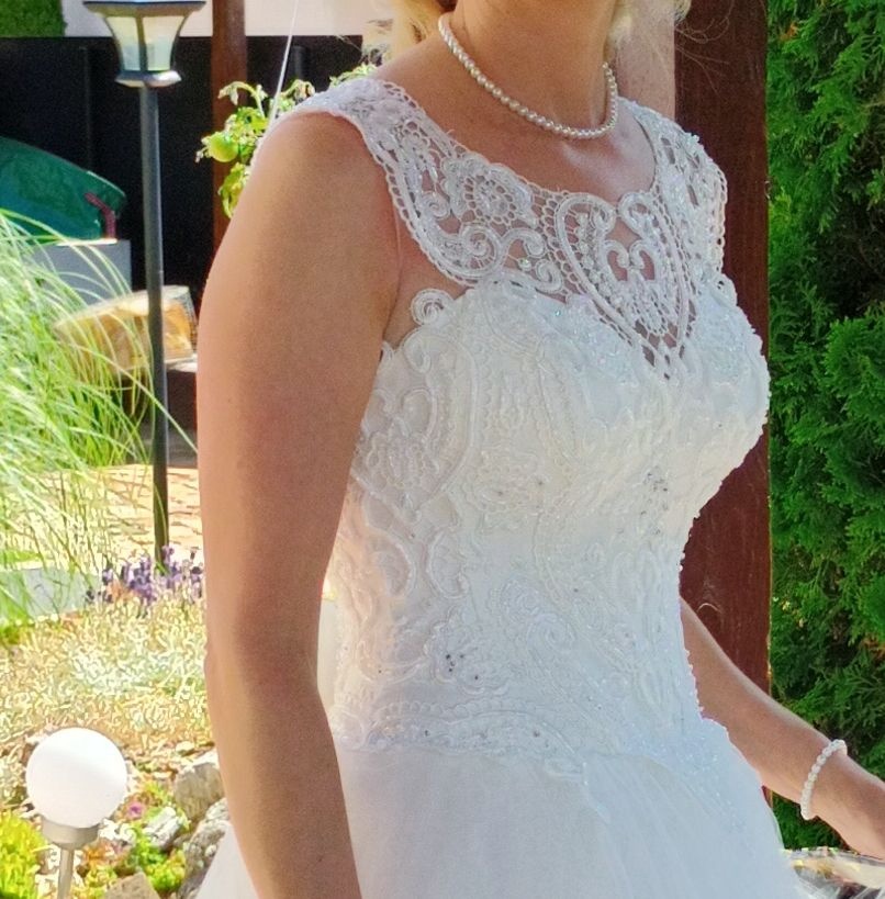 Svadobné šaty 36-38,S-M - 15