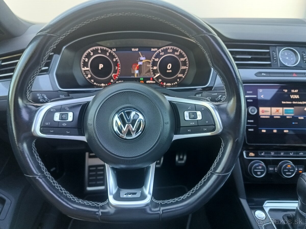 Volkswagen Arteon 1.5TSI R-Line DSG 74tis km NOVÉ ZIMNÉ PNEU - 15