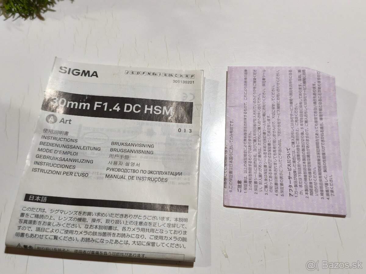 Sigma 30mm F1,4 DC HSM Art pre Nikon bajonet F - 15