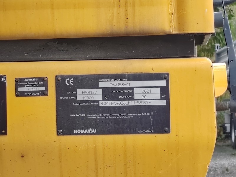 Komatsu PW158-11 - Kolesové rýpadlo - 15