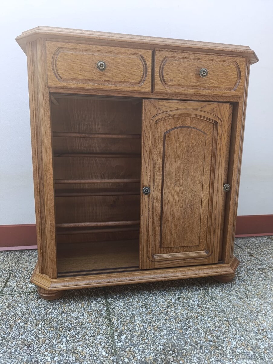 Rustikální botník, nábytek z masívu - 15