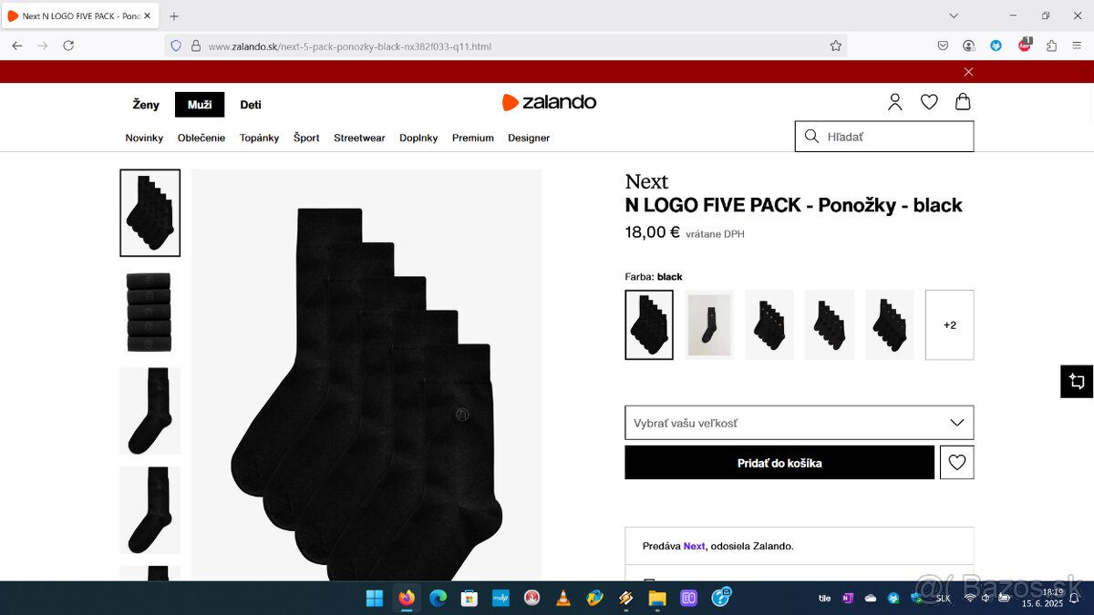 Ponožky - Bavlna, Bambus, Mercer, Členkové - 15