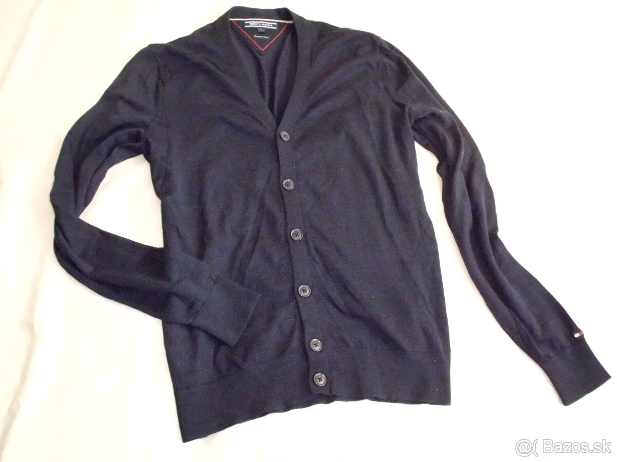 Tommy Hilfiger Premium wool pánsky sveter L - 15