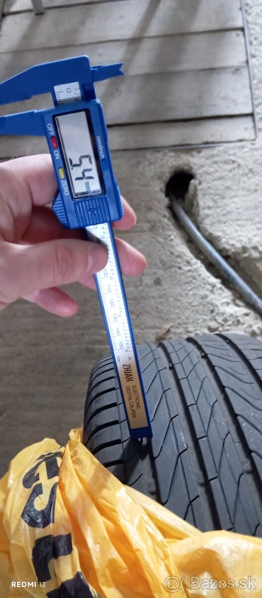 Predám dve letné pneumatiky195x60 R16 Continental - 15