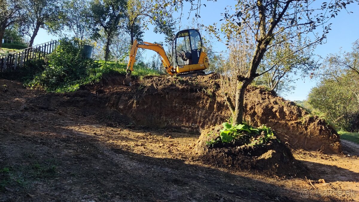 Výkopové práce minibagrom - 15