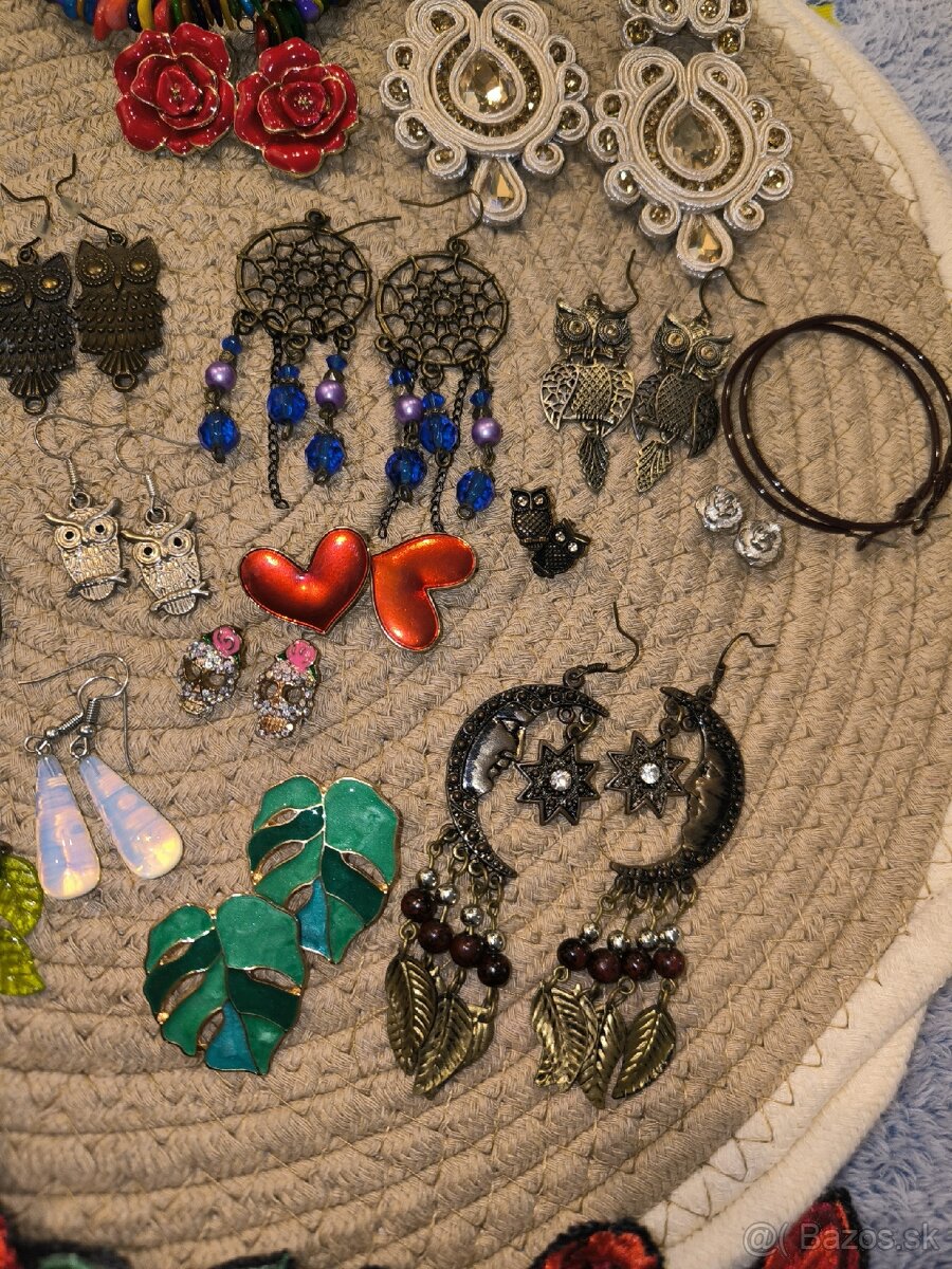 Bižutéria,náušnice,náhrdelníky,brošne,prstene,prívesky - 15