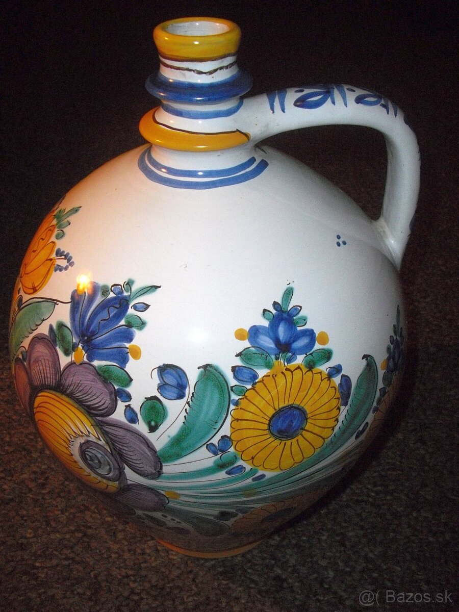 Modranska keramika tanier a dzban zbierka - 15