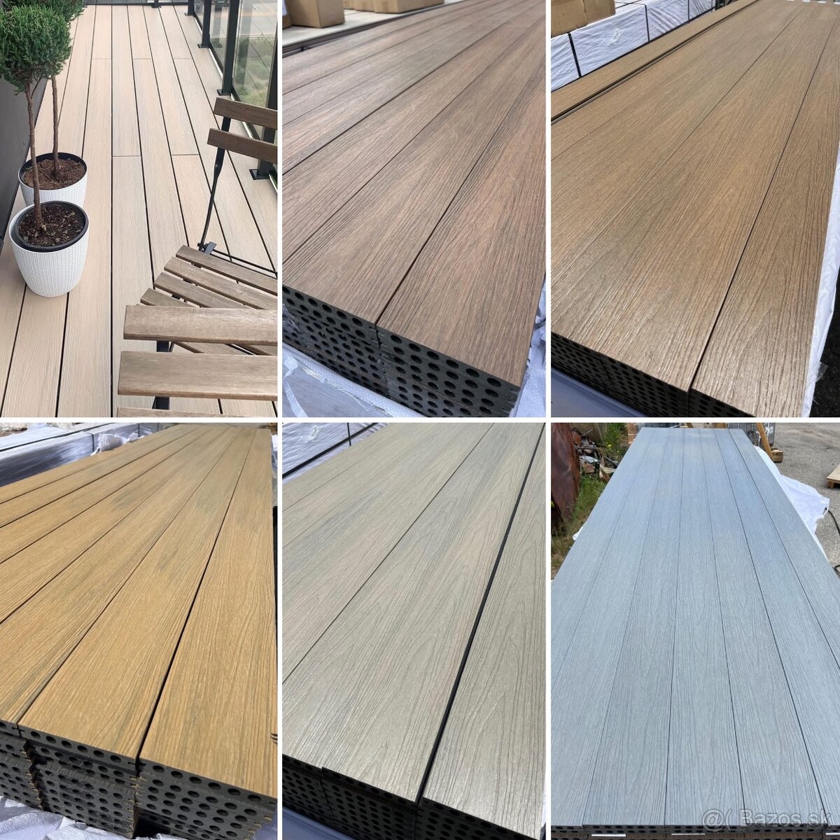 Lacný plot z WPC plotových dosiek + WPC schodovky, terasy - 15