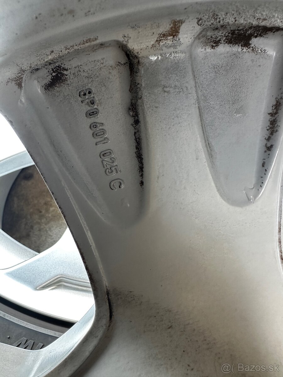 5x112 R17 7,5J ET54 Audi A3 + 225/45 R17 letné - 15