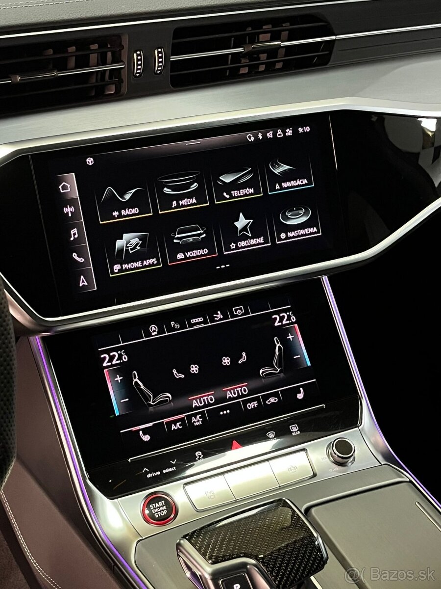 DEKOR INTERIÉROVE LIŠTY AUDI S7 C8 4K - 15