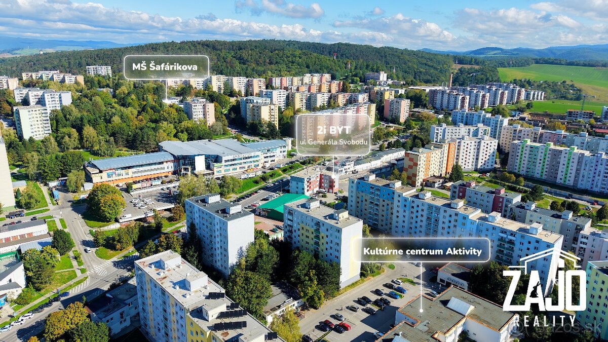 Priestranný 2-izbový byt s terasou a parkovaním, Gen.Svobodu - 15