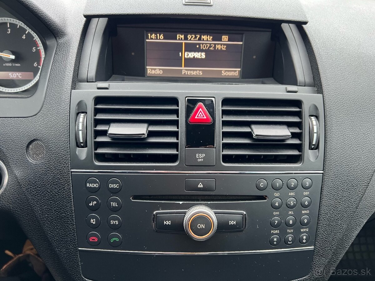 Mercedes-Benz C200 CDI 2.2 diesel, 100kW, MT/6, rok:05.2008. - 15