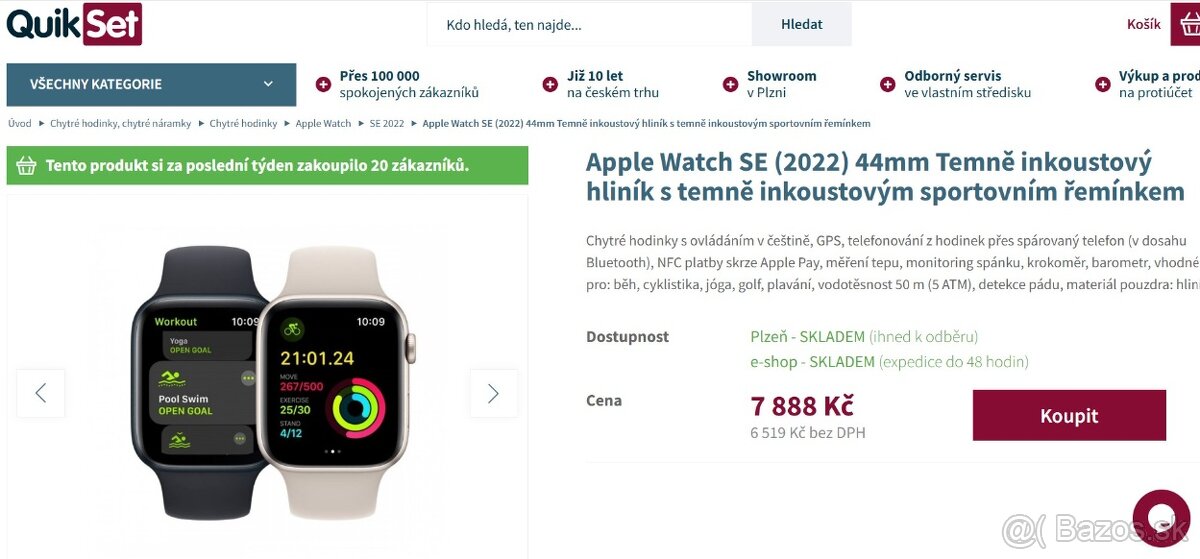 Apple Watch SE 2. generace GPS 44mm - 15