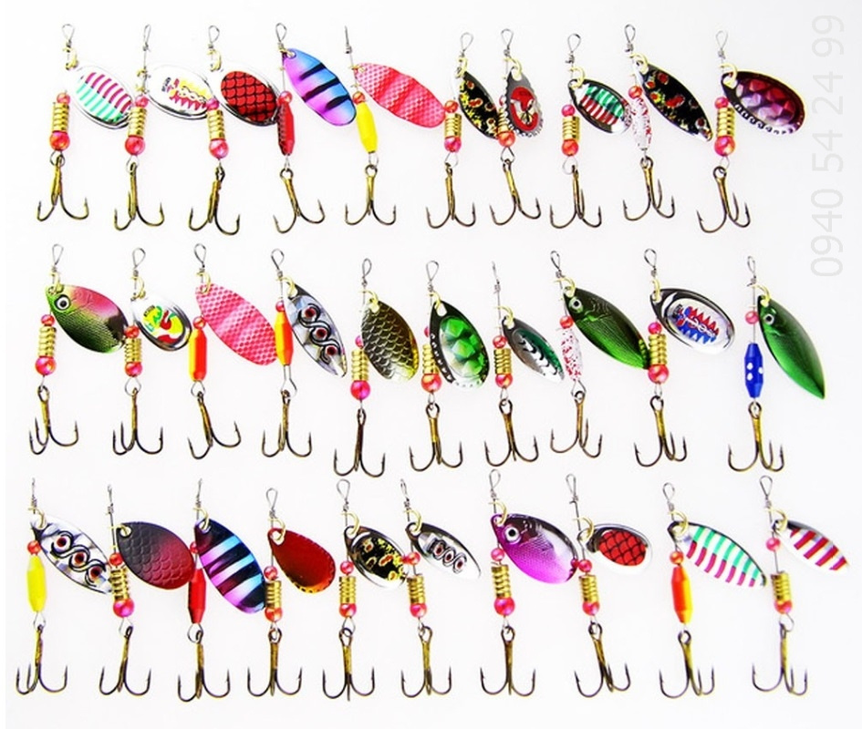 Rybárske potreby - blinkre rotačky blyskáče - 15