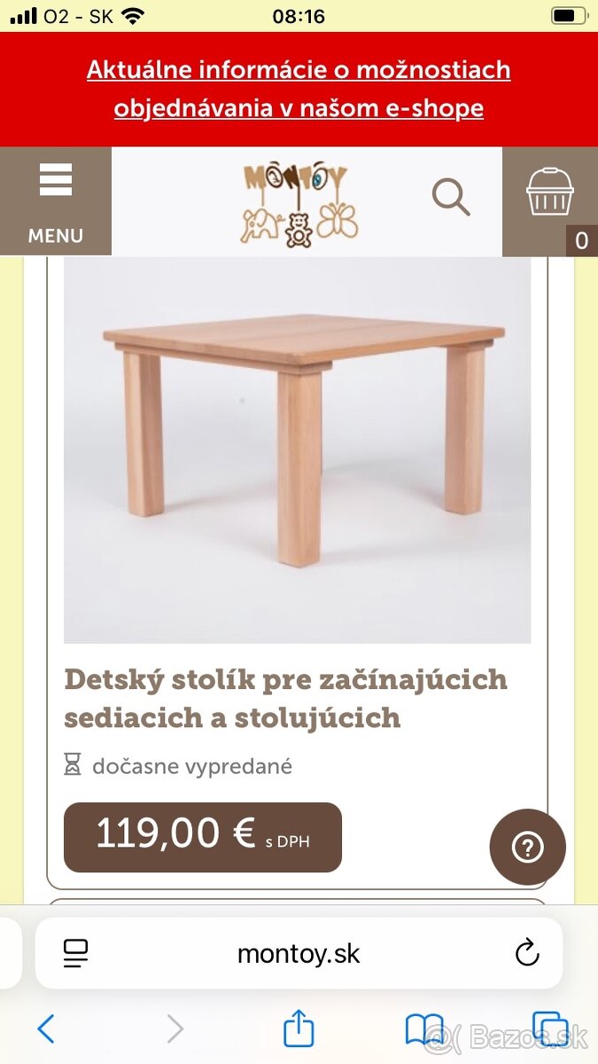 Montessori stôl so stoličkou - 15