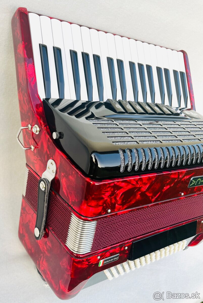 Nový akordeón BELTUNICA VIVALDI 80 basový- krásny zvuk, ľahu - 15