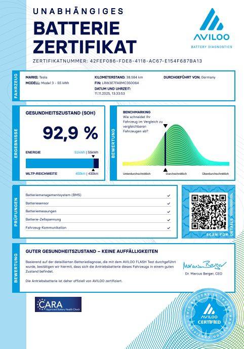 Tesla Model 3 2021 Standard Range - EAP 239 kW - 15