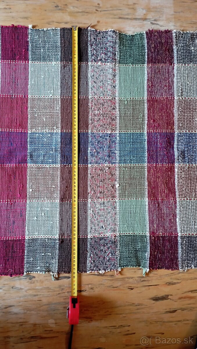 Starý ručne tkaný koberec... - 15