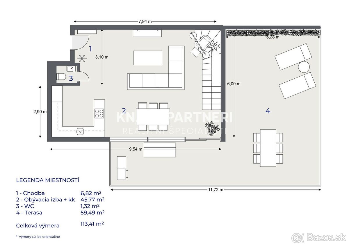 NOVOSTAVBA, AMFIK HOUSE, MEZONETOVÝ 4 IZBOVÝ BYT „C“ S TERAS - 15