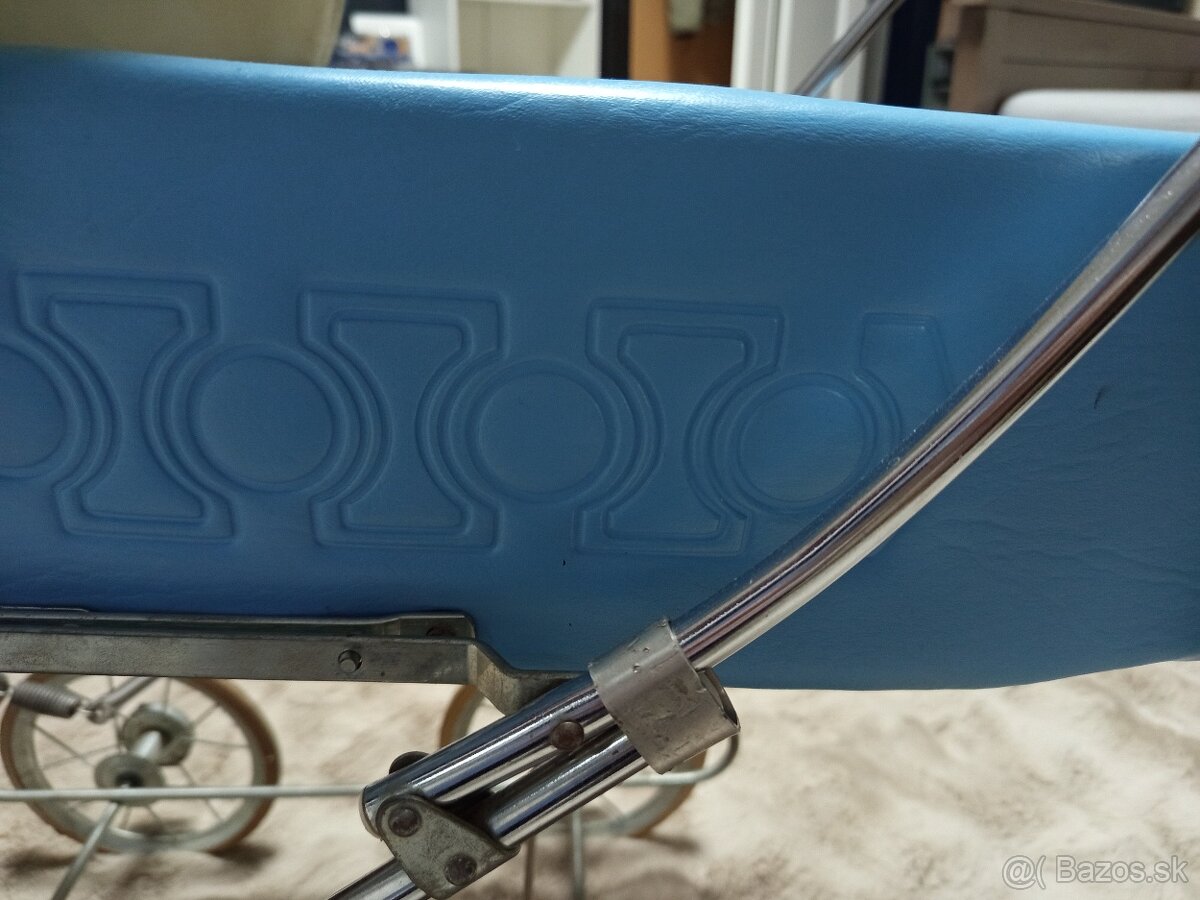 Detský retro kočík kočiar pre bábiky - 15