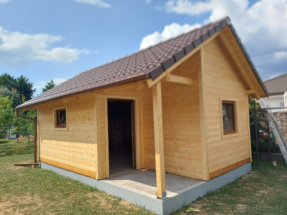 DREVOSTAVBY -chaty,domy, prístrešky - 15
