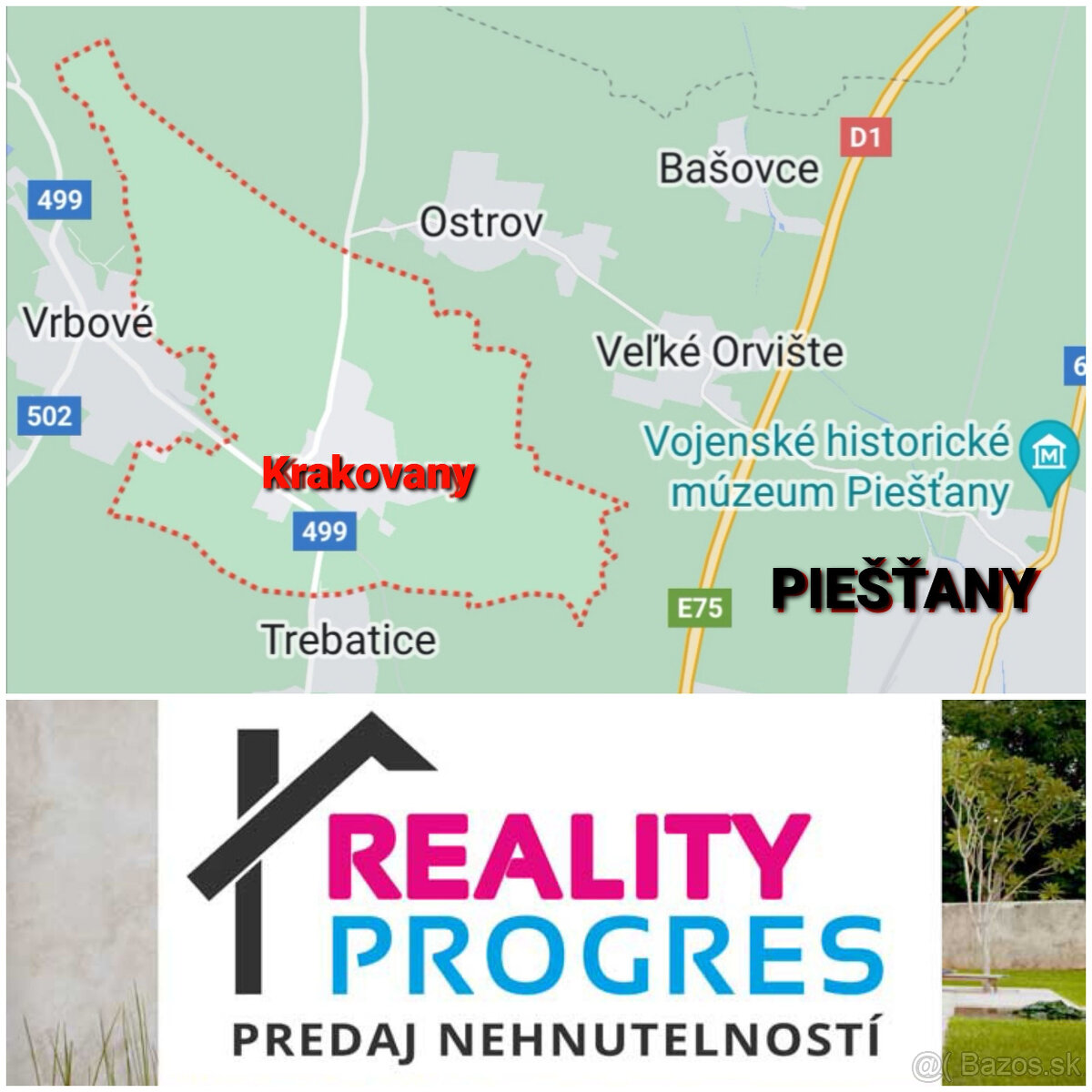 STAVEBNÝ POZEMOK 966 m2 KRAKOVANY PIEŠŤANY + UPI VOĽNÝ - 15