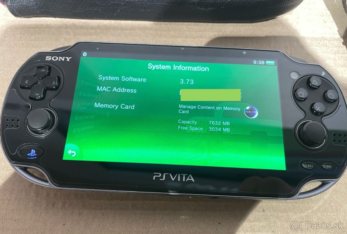 PS VITA PCH-1004 OLED displej -folia +8GB - 15