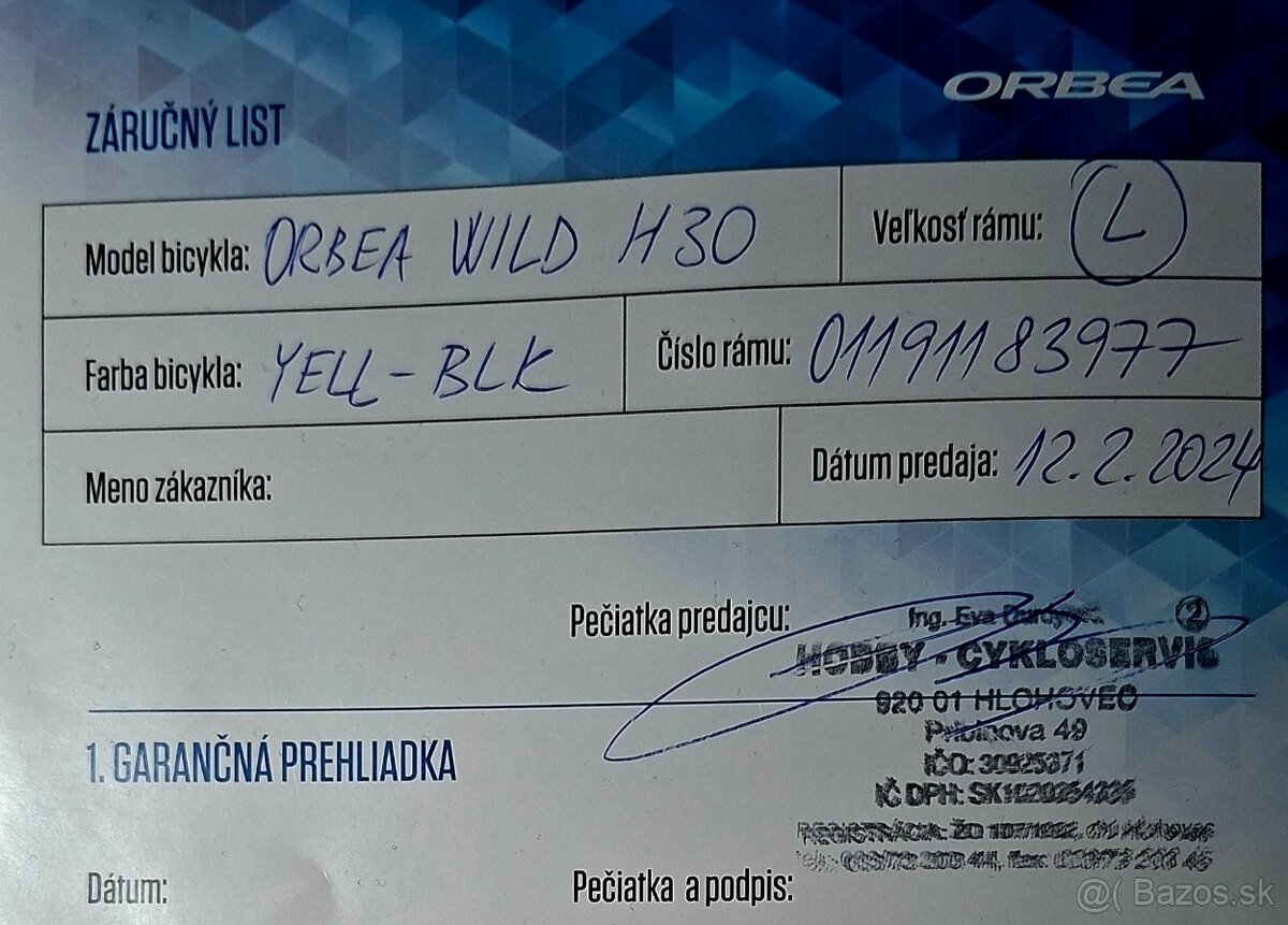 Predam Orbea Wild 2024 L - 15