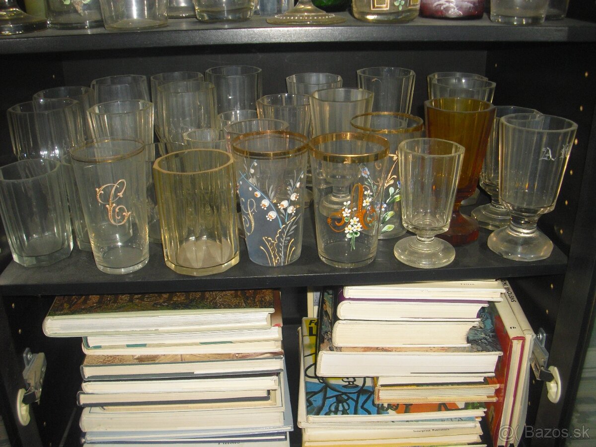 Predam zbierka starozitny pohar, vaza, karafa 19.-20.st - 15