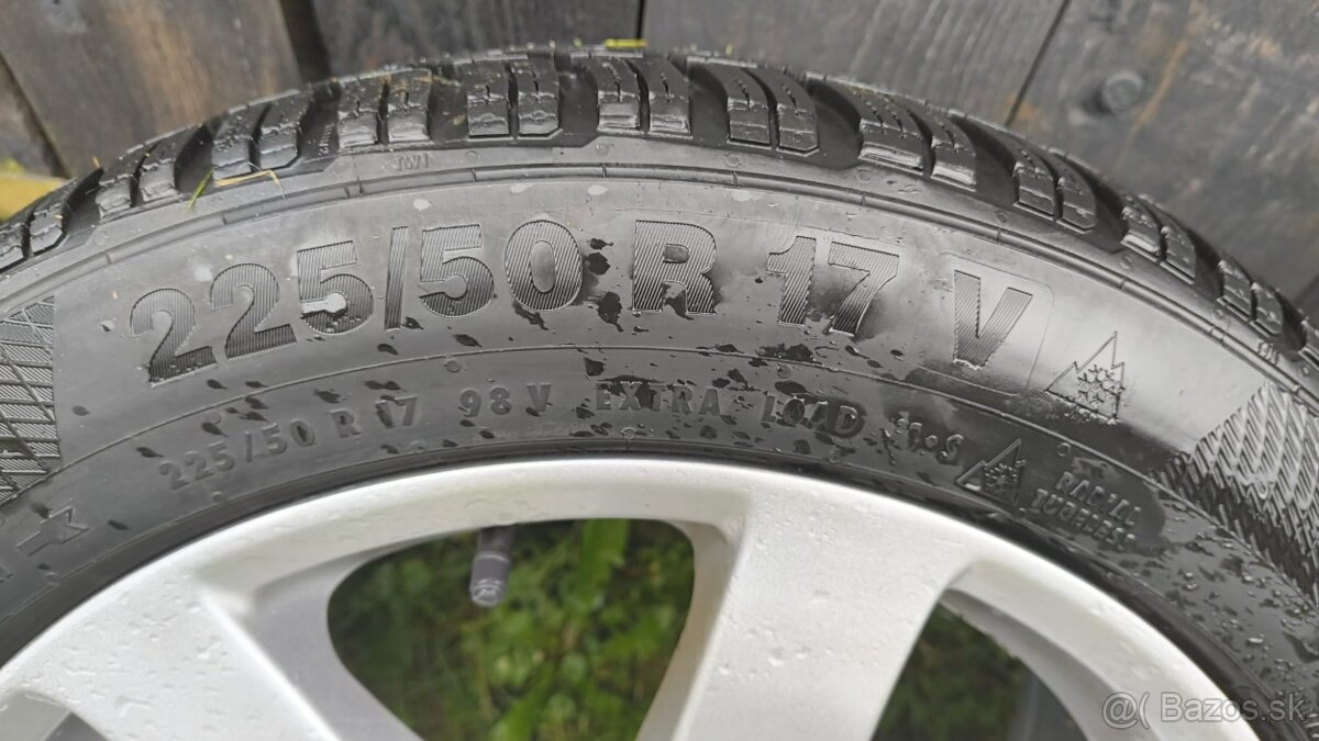 ALUTEC Germany 7.5J ET 28 zimne Continental 225 50 R17 5x112 - 15