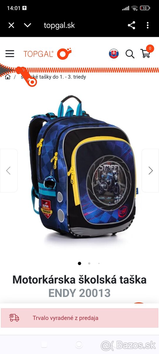 Školská taška Topgal - 15