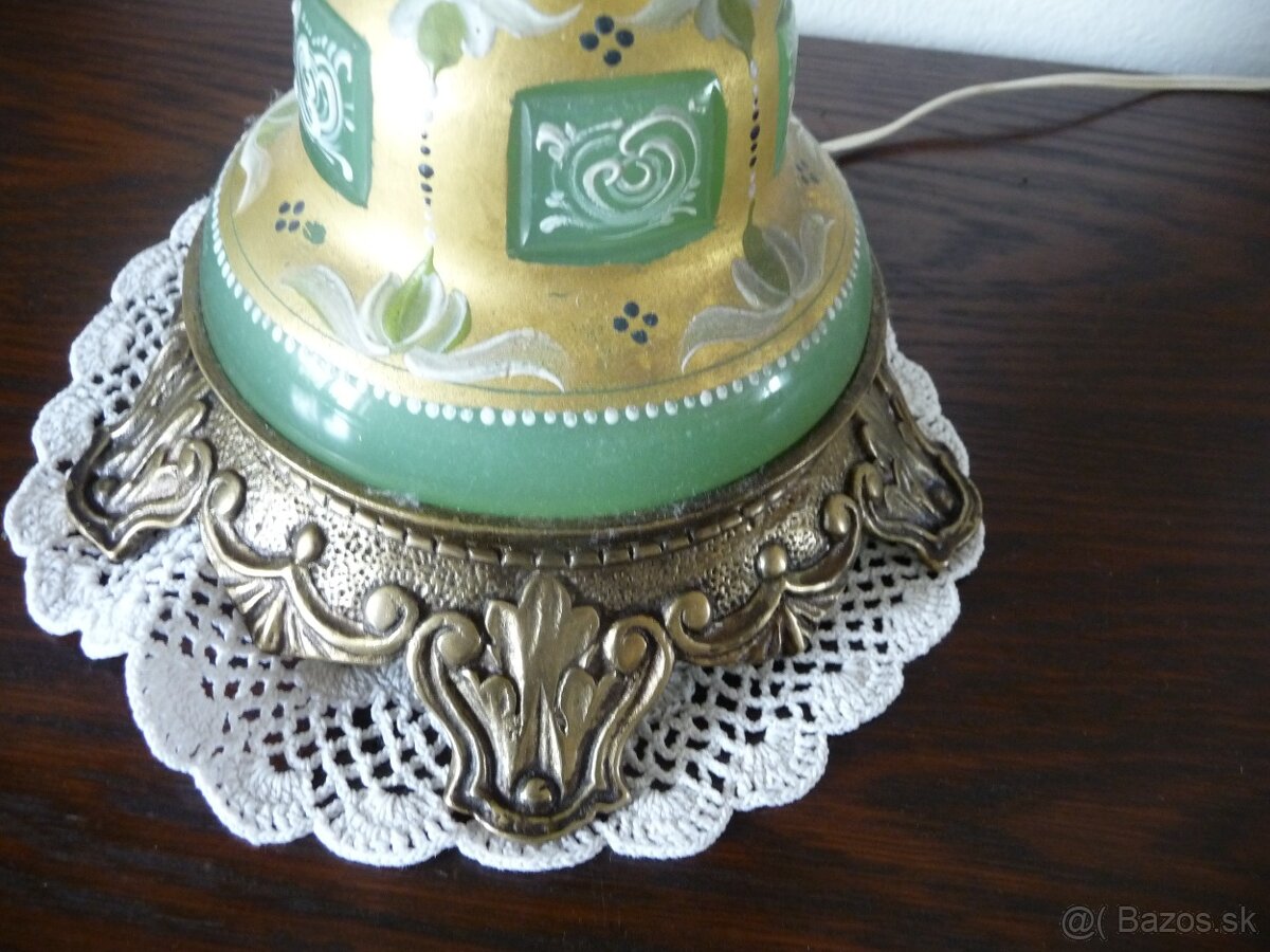 Ručne maľovaná stolová elektrická lampa MURANO - 15