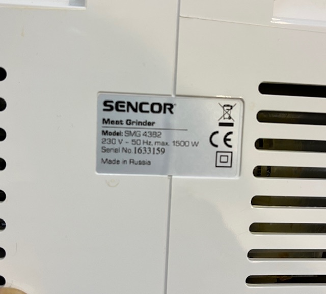 Sencor SMG 4382 mlynček na mäso, strúhač, odšťavo - 15