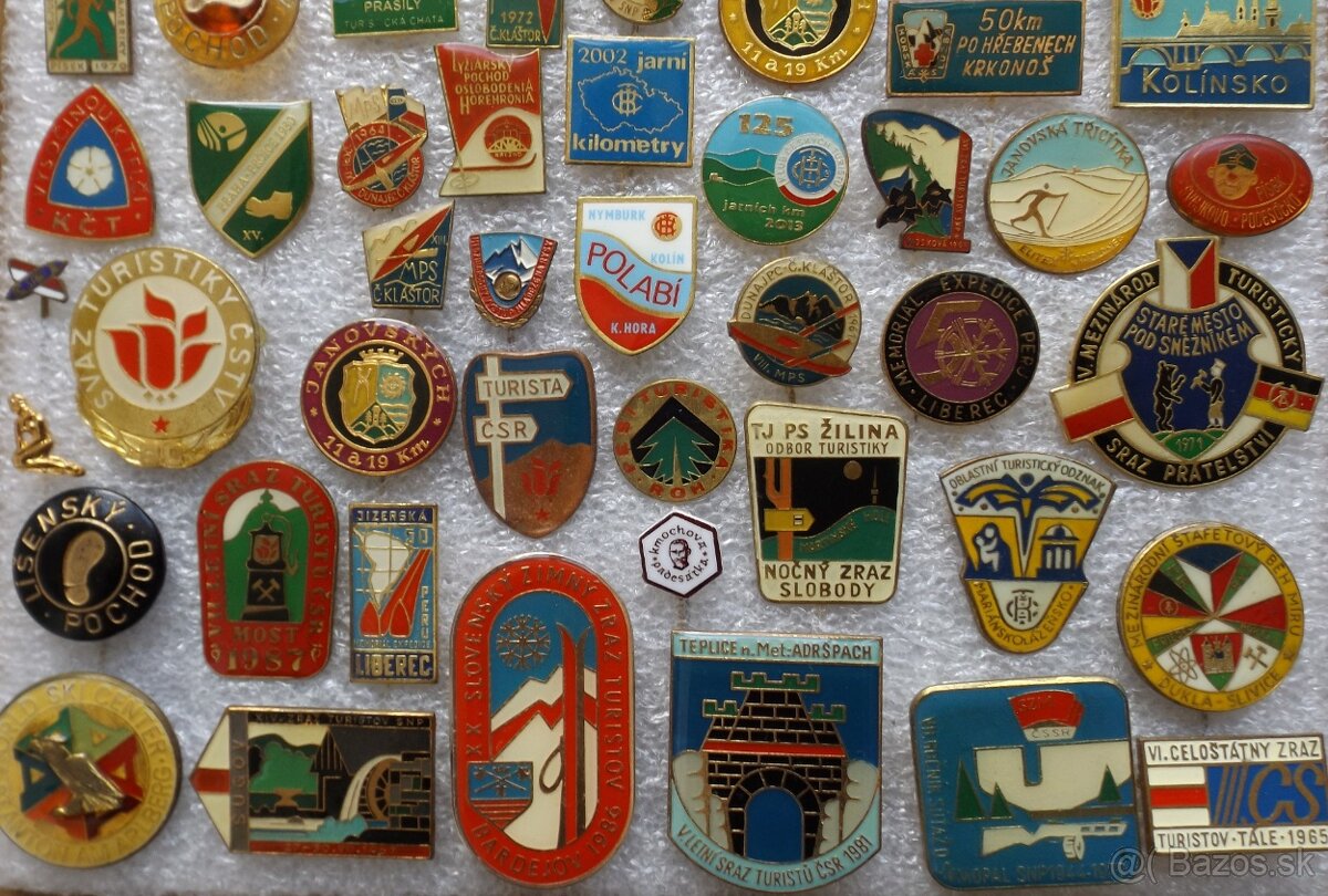 odznaky - turistika, heraldika, příroda, hrady, lázně, erby - 15